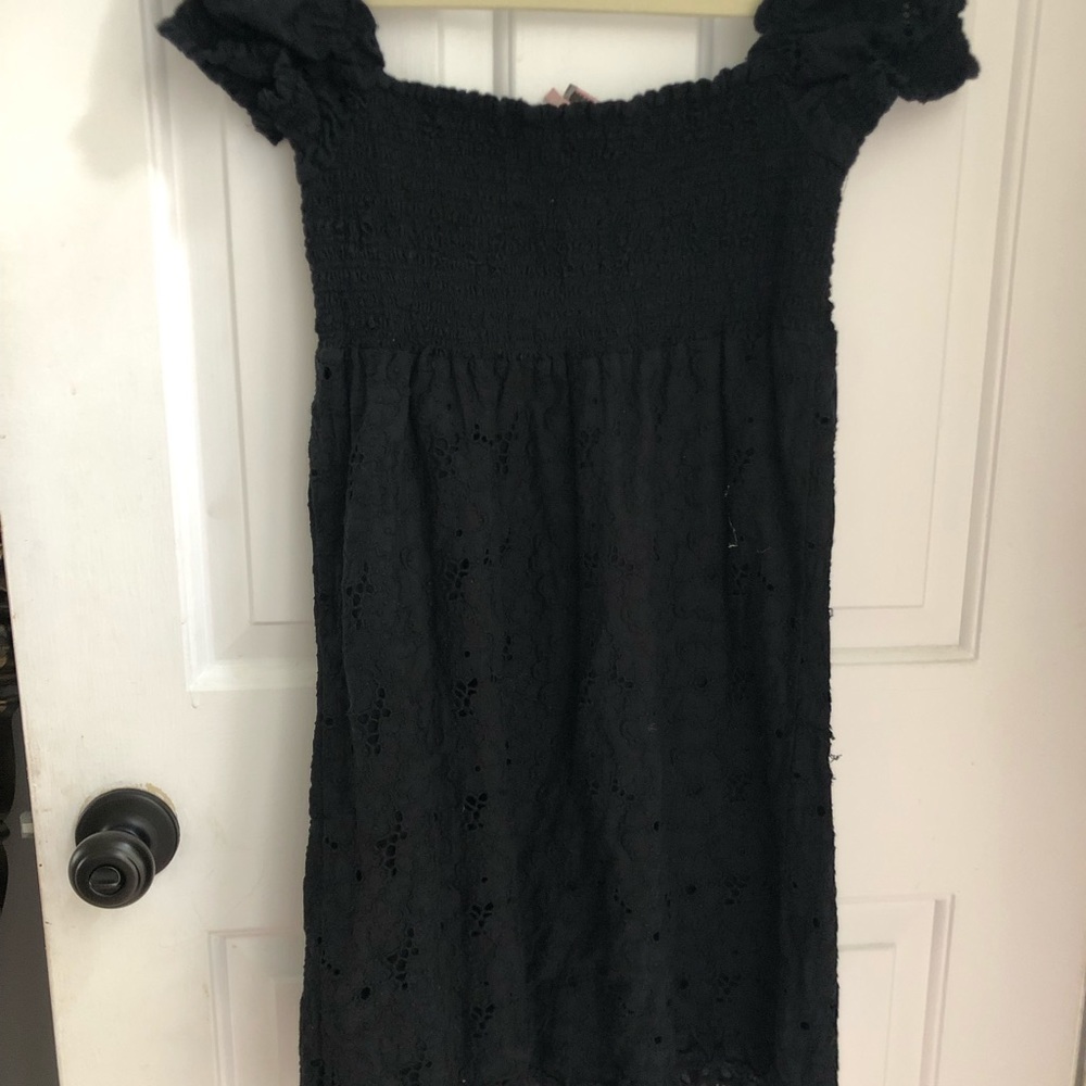 Juicy Couture smocked eyelet babydoll dress S - Picture 5 of 5